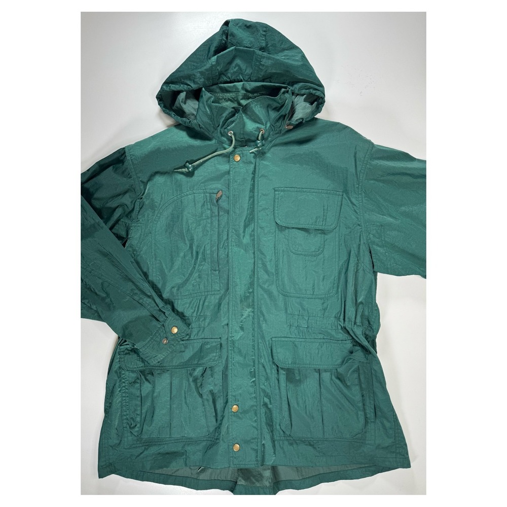 Vtg MOUNTAINTEK‎ Ski Jacket Mens Large Green Mountain Tek Outdoor Utility 90s
